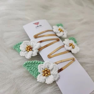 گیره گل مرواریدی